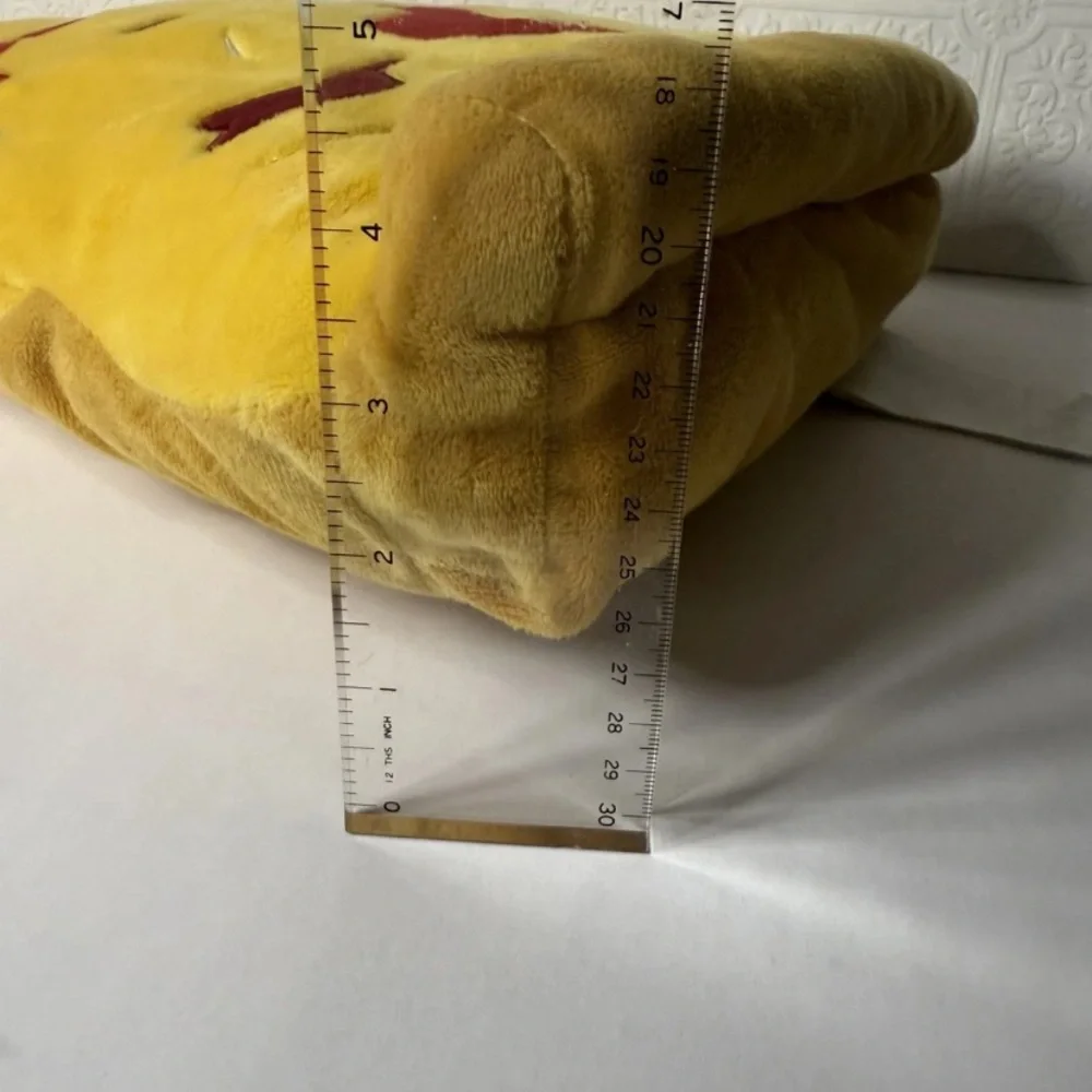 Disney Parks Plush Mickey Mouse Pepperoni Pizza Slice Lg 23”-24” - Picture 10 of 10